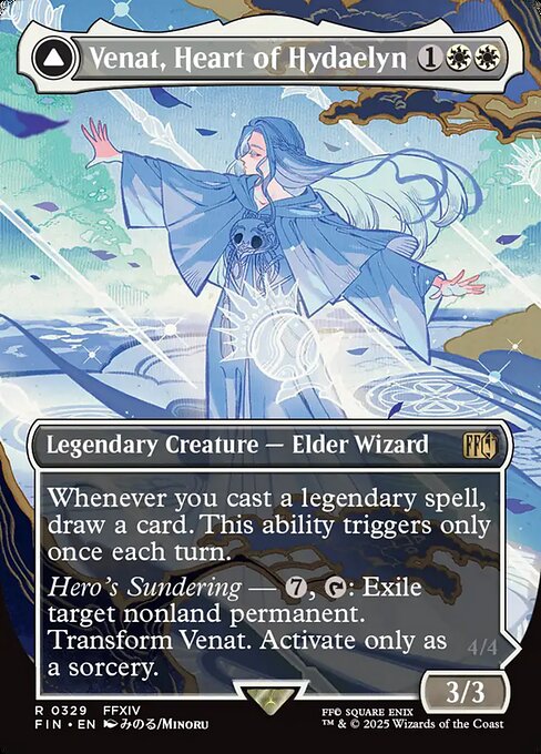 Venat, Heart of Hydaelyn // Hydaelyn, the Mothercrystal - Final Fantasy - Borderless