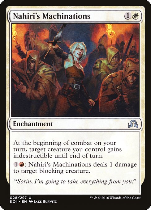 Nahiri's Machinations - Shadows over Innistrad
