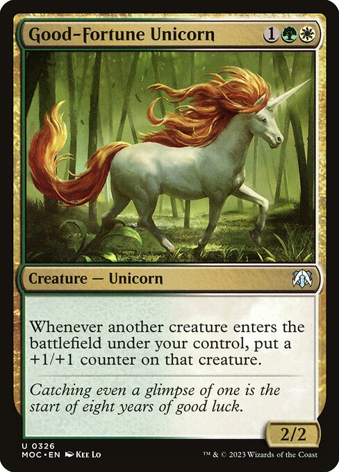 Good-Fortune Unicorn - March of the Machine Commander