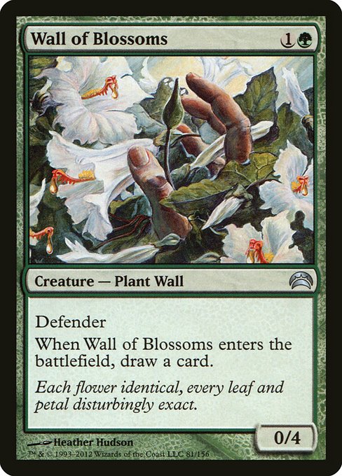 Wall of Blossoms - Planechase 2012