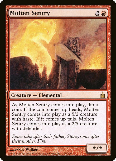 Molten Sentry - Ravnica: City of Guilds