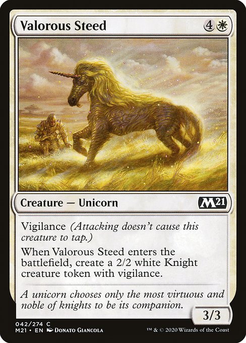 Valorous Steed - Core Set 2021