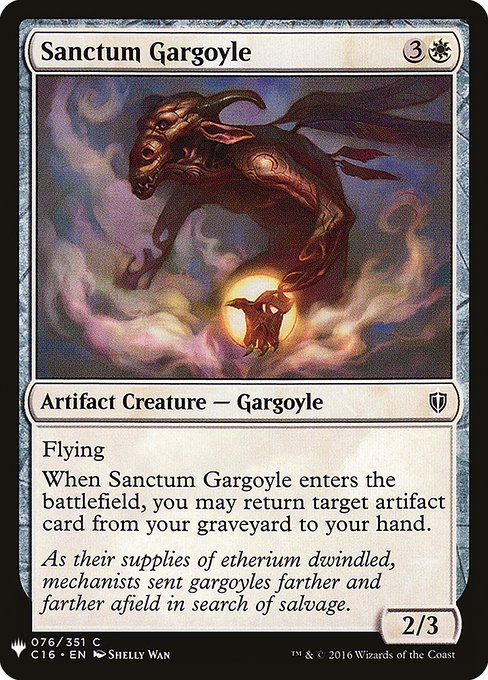 Sanctum Gargoyle - The List