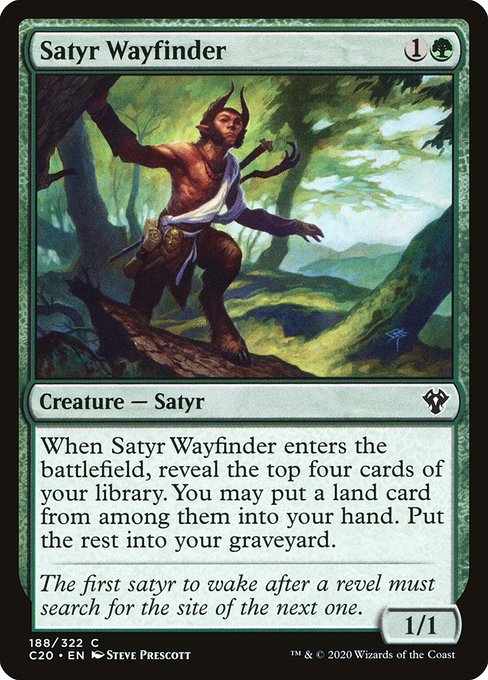 Satyr Wayfinder - Commander 2020