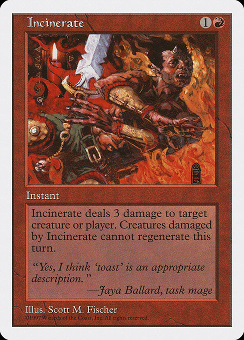 Incinerate - Fifth Edition