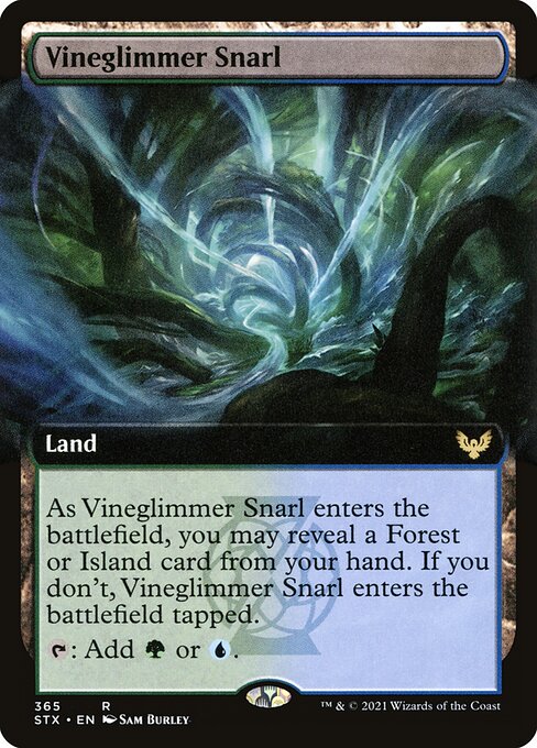 Vineglimmer Snarl - Strixhaven: School of Mages - Extended Art