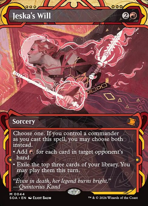 Jeska's Will - Secrets of Strixhaven Mystical Archive - Showcase