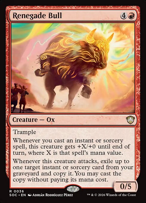 Renegade Bull - Secrets of Strixhaven Commander