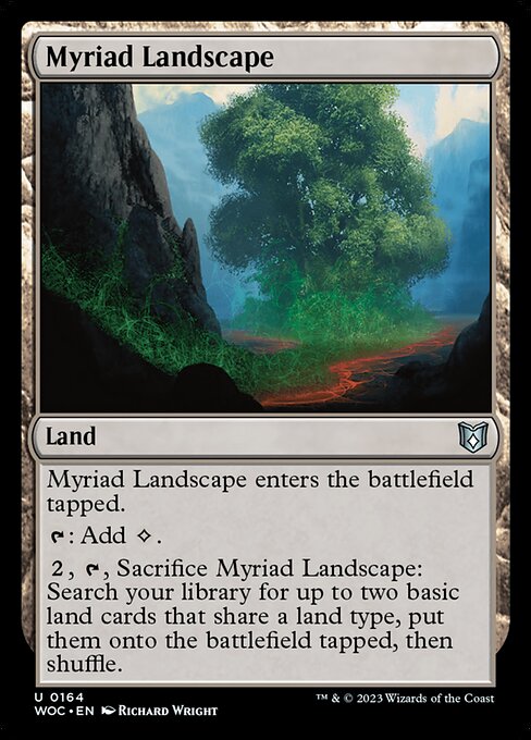 Myriad Landscape - Wilds of Eldraine Commander