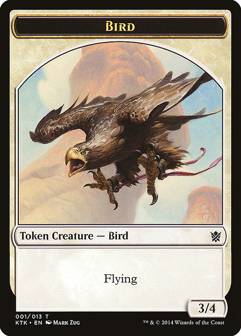Bird - Khans of Tarkir Tokens