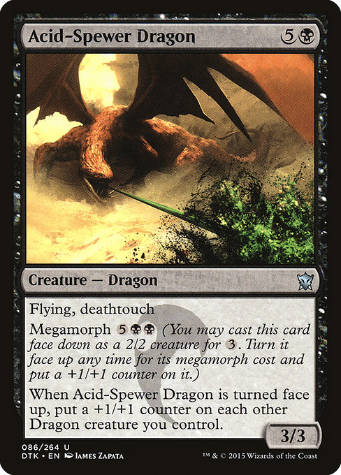 Acid-Spewer Dragon - Dragons of Tarkir