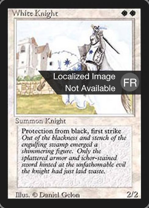 White Knight - Foreign Black Border