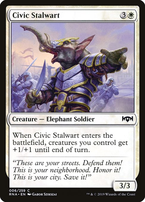 Civic Stalwart - Ravnica Allegiance
