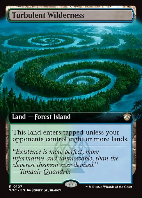 Turbulent Wilderness - Secrets of Strixhaven Commander - Extended Art