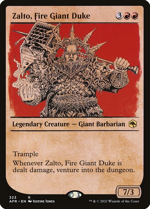 Zalto, Fire Giant Duke - Adventures in the Forgotten Realms - Showcase