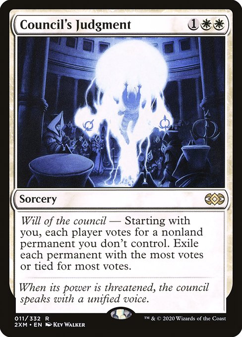 Council's Judgment - Double Masters