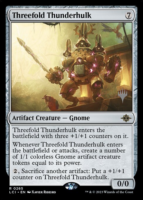 Threefold Thunderhulk - The Lost Caverns of Ixalan Promos