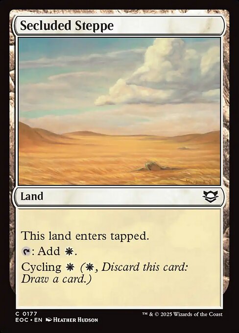 Secluded Steppe - Edge of Eternities Commander
