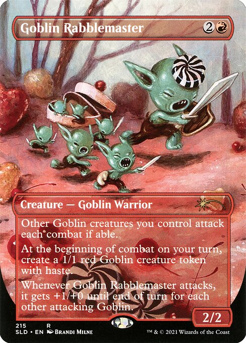 Goblin Rabblemaster - Secret Lair Drop - Borderless