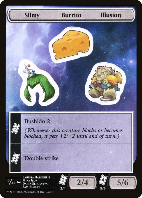 Slimy Burrito Illusion - Unfinity Sticker Sheets