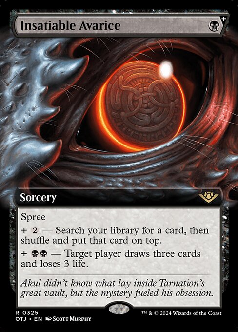 Insatiable Avarice - Outlaws of Thunder Junction - Extended Art