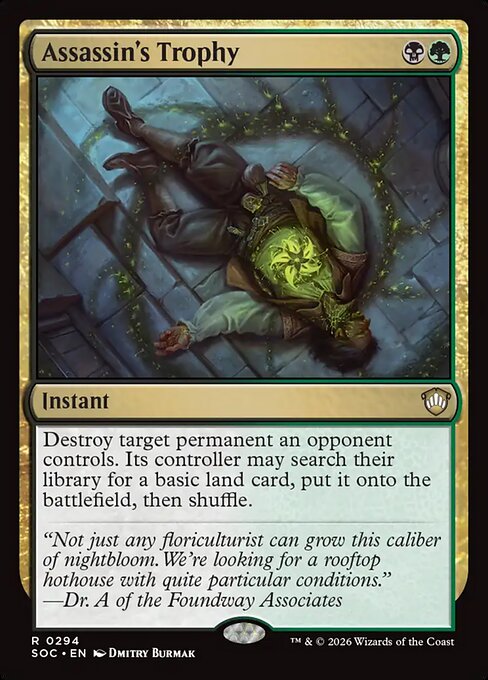 Assassin's Trophy - Secrets of Strixhaven Commander