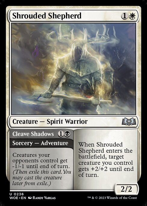 Shrouded Shepherd // Cleave Shadows - Wilds of Eldraine