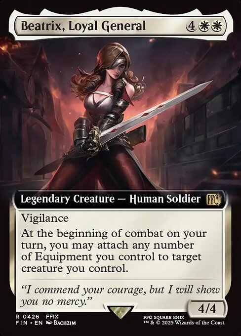 Beatrix, Loyal General - Final Fantasy - Extended Art
