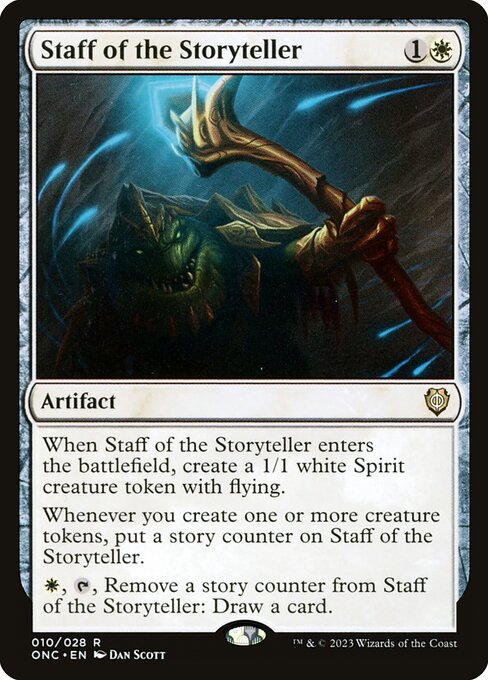 Staff of the Storyteller - Phyrexia: All Will Be One Commander