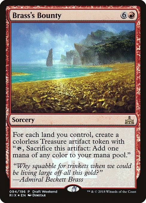 Brass's Bounty - Rivals of Ixalan Promos - Promo Foil