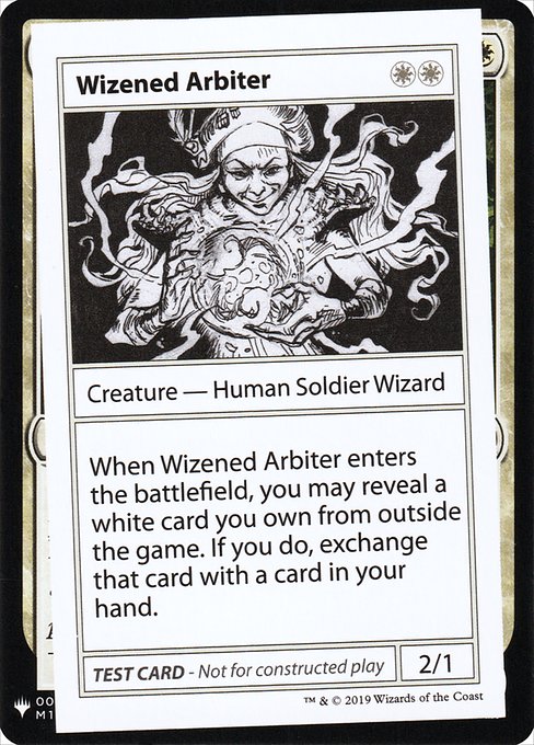 Wizened Arbiter - Mystery Booster Playtest Cards 2019