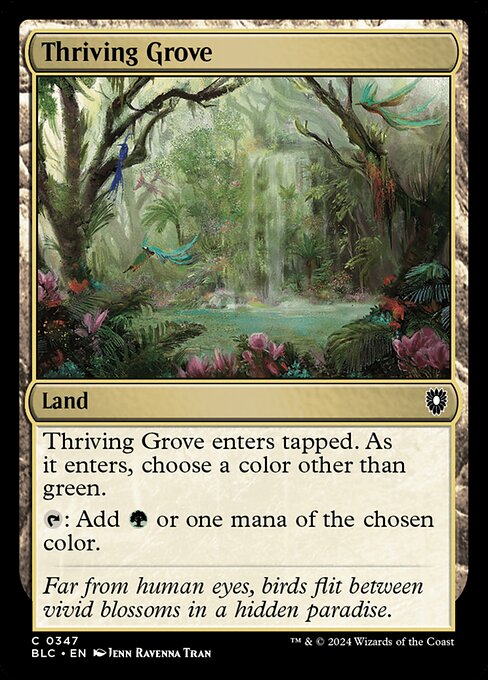 Thriving Grove - Bloomburrow Commander