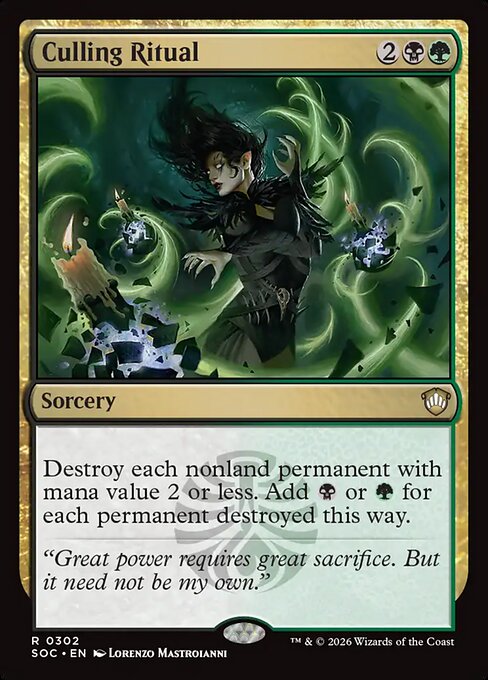 Culling Ritual - Secrets of Strixhaven Commander
