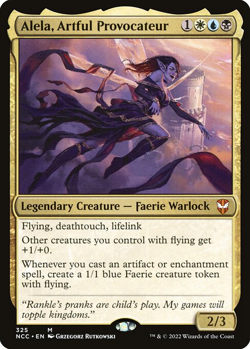 Alela, Artful Provocateur - New Capenna Commander