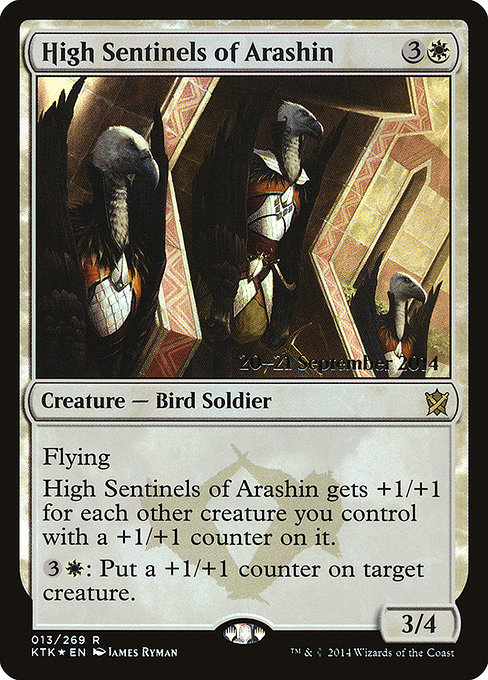 High Sentinels of Arashin - Khans of Tarkir Promos - Promo Foil