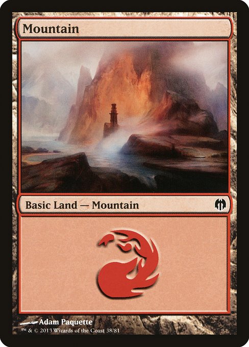 Mountain - Duel Decks: Heroes vs. Monsters