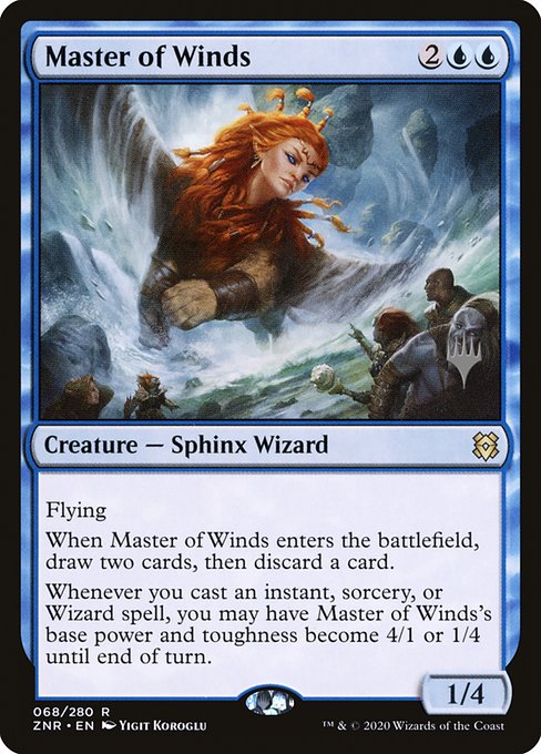 Master of Winds - Zendikar Rising Promos