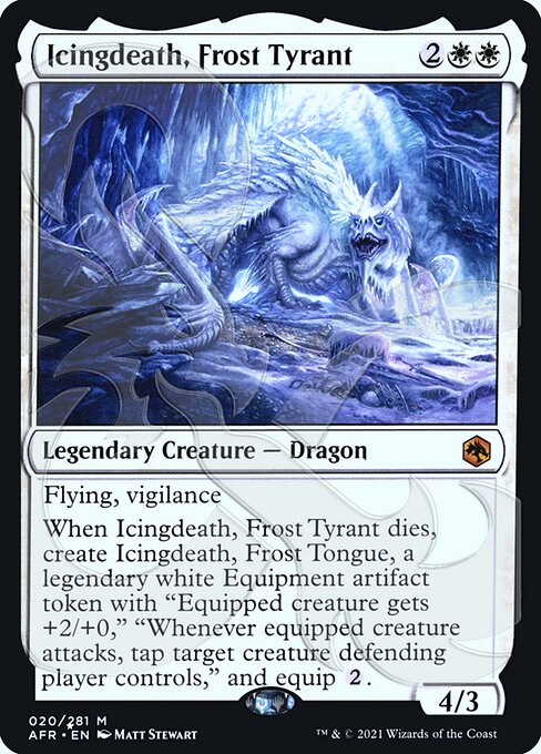 Icingdeath, Frost Tyrant - Adventures in the Forgotten Realms Promos - Promo Foil