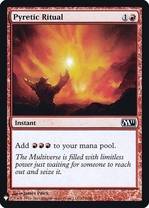 Pyretic Ritual - The List - Promo Foil