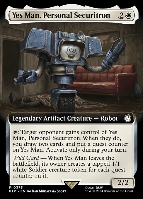 Yes Man, Personal Securitron - Fallout - Extended Art