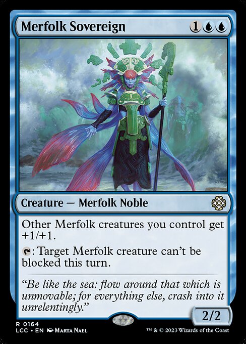 Merfolk Sovereign - The Lost Caverns of Ixalan Commander