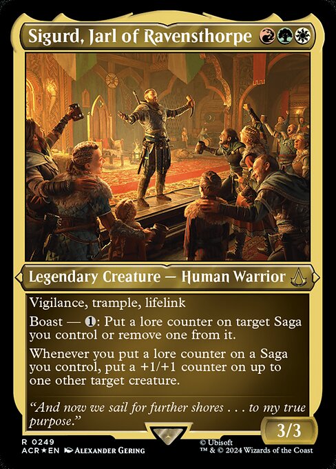 Sigurd, Jarl of Ravensthorpe - Assassin's Creed - Etched Foil