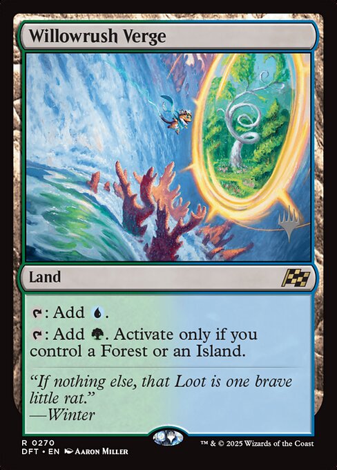 Willowrush Verge - Aetherdrift Promos
