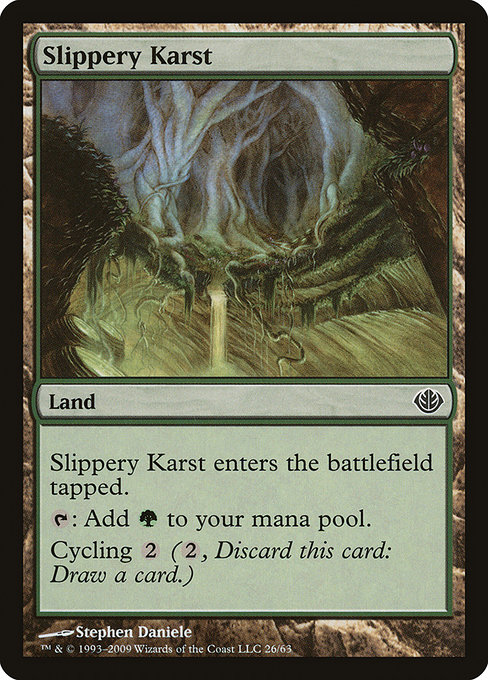 Slippery Karst - Duel Decks: Garruk vs. Liliana