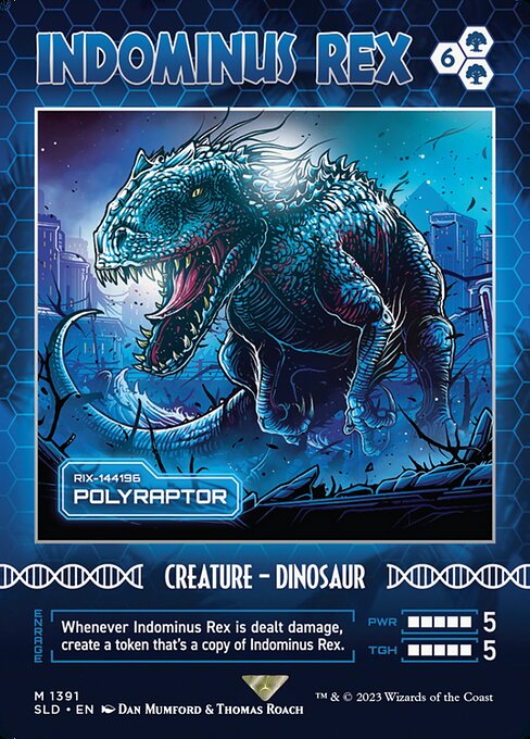 Indominus Rex (Polyraptor) - Secret Lair Drop