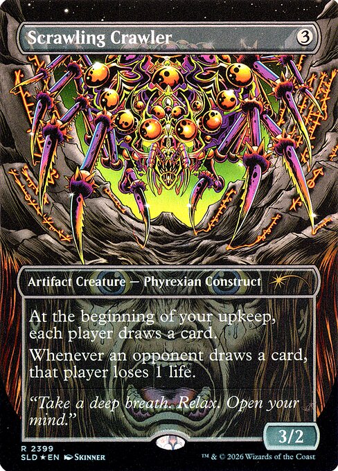 Scrawling Crawler - Secret Lair Drop - Borderless