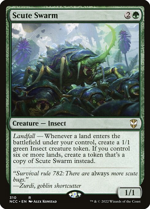 Scute Swarm - New Capenna Commander