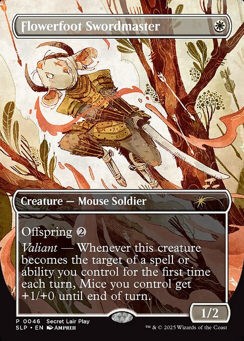 Flowerfoot Swordmaster - Secret Lair Promo - Borderless