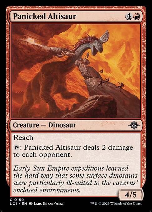 Panicked Altisaur - The Lost Caverns of Ixalan