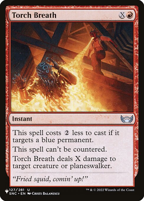 Torch Breath - The List